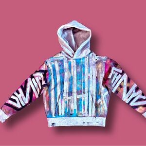 One of one, hand painted Father’s Haus fw/2026 Hoodie (one of three)